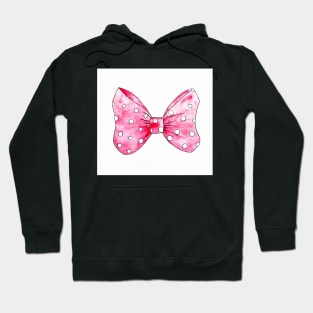 Pink bow Hoodie